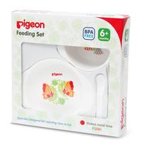 Gambar PIGEON Feeding Set MINI BATIK Perlengkapan Tempat Makan Bayi BATIK dari Goldenbaby.id Kota Tangerang 4 Tokopedia