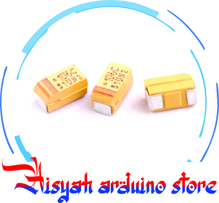 Gambar 10pcs avx capasitor kapantalum 16V 10uF 106C 3216 Type A1206 10 uF dari aisyah arduino store Kota Surabaya Tokopedia