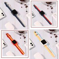 Gambar Silicone Case + Strap Rainbow Apple Watch Size 38mm/40mm/42mm/44mm dari Tokoaccboss Jakarta Barat 3 Tokopedia