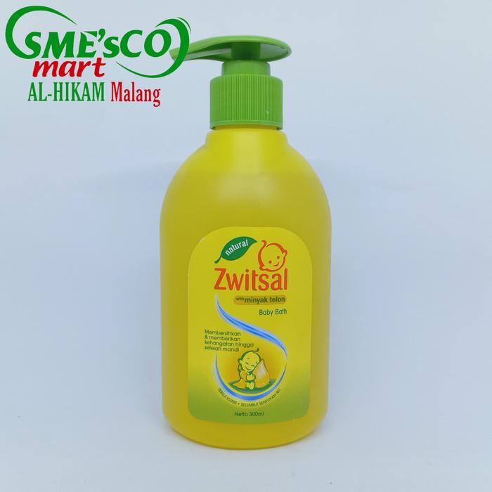 Gambar Zwitsal Nat Baby Bath Minyak Telon 300 ml dari smescomart_alhikammlg Kota Malang Tokopedia