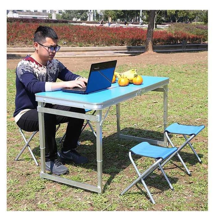 Gambar set meja kursi lipat piknik OUTDOOR PRAKTIS CAMPING MEJA MAKAN dari WarunkNgonline Channel Kota Administrasi Jakarta Barat Tokopedia