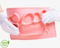 Gambar PIRING ANAK SILICONE PLATE OR-303 KARAKTER KEPITING dari Ollahomeliving Kota Bogor 2 Tokopedia