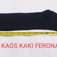 Gambar Kaos kaki stoking panjang selutut warna hitam dari kaos kaki ferona Kota Tangerang 3 Tokopedia