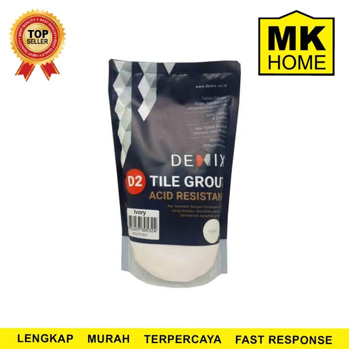 Gambar DEMIX D2 1 kg Tile Grout Acid Repellent ivory dari MakmurBangunan Kota Administrasi Jakarta Pusat Tokopedia