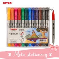 Gambar Dual Tip 12 Colors Pen CLP-35 Joyko dari Meta Stationery_NEW Kota Administrasi Jakarta Utara 1 Tokopedia
