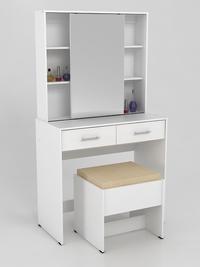 Gambar Meja Rias dandan make up minimalis cermin sliding putih BANDUNG dari Venus Furniture Bandung Kota Bandung 1 Tokopedia
