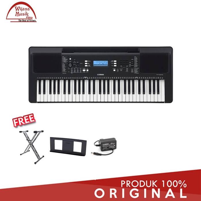 Gambar Yamaha Keyboard PSR E373/PSRE373+Adaptor&Stand Book+Stand keyboard dari W Musik Kota Administrasi Jakarta Utara Tokopedia
