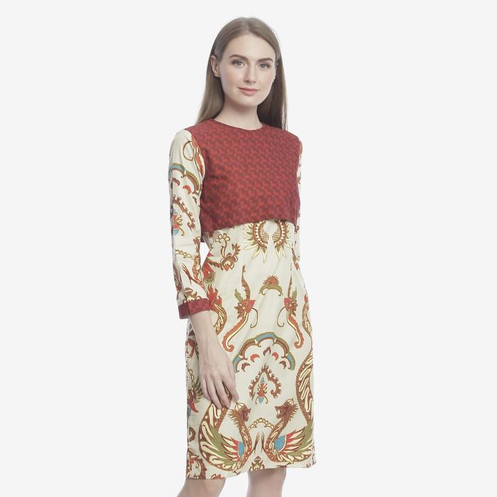 Gambar Batik Semar Crop Layer Dress Cassual Naga Dina All dari Batik Semar Store Kota Surakarta Tokopedia