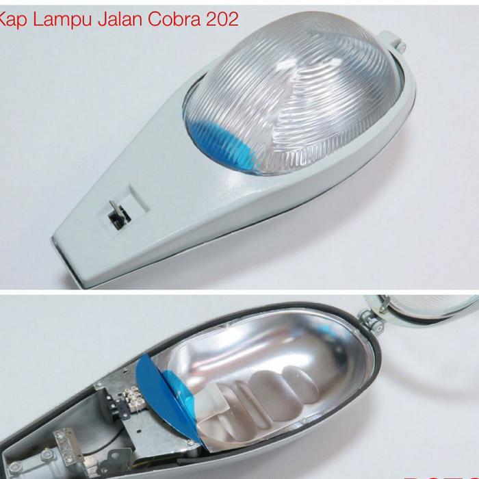 Gambar Kap PJU cobra kap lampu jalan kosongan E27 kaca cembung dan kaca datar dari cahayatimurmas Kota Administrasi Jakarta Utara Tokopedia