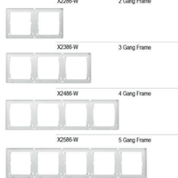 Gambar Nero Casa X2 White - 2 Gang Frame X2286-W dari RivenaMart Kota Bandung 2 Tokopedia