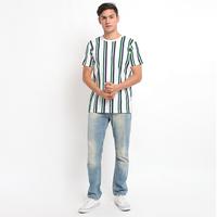 Gambar Rave Habbit Saguna Kaos Pria - White Green dari Rave Habbit Official Jakarta Barat 5 Tokopedia