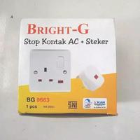Gambar STOP KONTAK AC + STEKER BRIGHT G / AC SET BRIGHT-G - BG 9663 dari JayaBersamaELc Kota Bekasi 4 Tokopedia