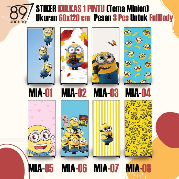 Gambar Stiker Kulkas 1 Pintu dari CV. 89 Printing Kota Denpasar Tokopedia