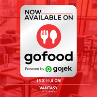 Gambar Stiker Vynil Gofood dari Desain Vantasy Kota Surakarta 1 Tokopedia