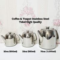 Gambar Coffee Teapot Teko Stainless steel tebel high quality 32oz 950ml dari RajaPapa Kota Administrasi Jakarta Barat 2 Tokopedia