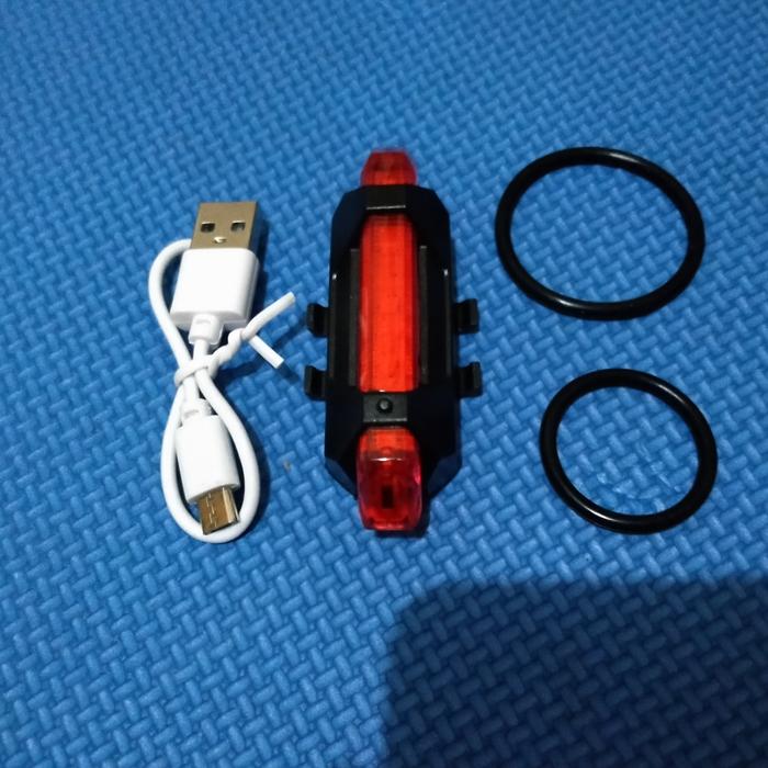 Gambar Lampu Belakang Sepeda Rechargeable Waterproof dari Sepeda Ceriaa Kab. Magelang Tokopedia