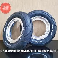 Gambar Velg Vrossi chrome/polist + delitire S224 set depan blkg dari Salam Motor Vespa Kediri Kota Kediri 1 Tokopedia
