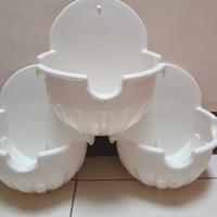 Gambar pot tembok putih dinding cantik dari Perabot Rumah Tangga dan Pot Bunga si Goceng Kab. Bogor 2 Tokopedia