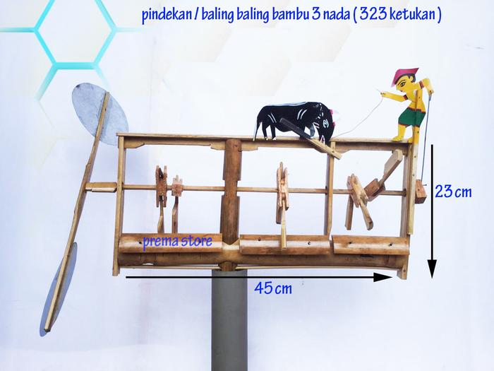 Gambar Baling baling bambu / pindekan angin 3 nada / 45 cm dari prema store Kota Denpasar Tokopedia