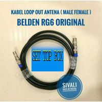 Gambar 4 METER KABEL LOOP OUT ANTENNA BELDEN RG6 UNTUK SET TOP BOX SIAP PAKAI dari SIVALI INDO NETWORK Kota Administrasi Jakarta Barat 1 Tokopedia