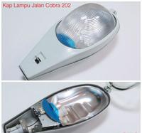 Gambar Kap PJU cobra kap lampu jalan kosongan E27 kaca cembung dan kaca datar dari CV. Sumber Cahaya Baru Kota Administrasi Jakarta Barat 1 Tokopedia