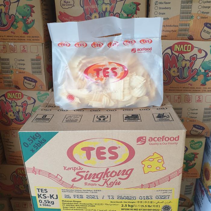 Gambar Kripik Singkong Keju Tes @5 pack x 500gram dari Hosana Snack Kota Bogor Tokopedia