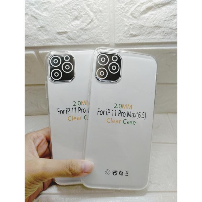 Gambar iPhone 11 Pro Max Clear Case 2mm Transfaran Premium Soft Case dari AIMILE Jakarta Pusat Tokopedia