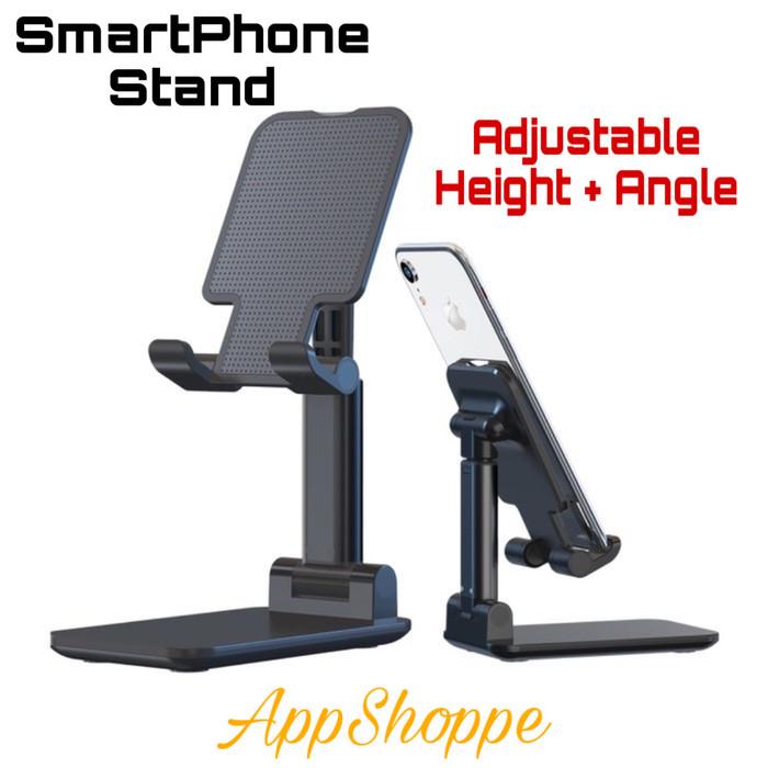 Gambar Stand Holder Handphone Smartphone Adjustable Folding Universal Dock dari DKD Shop78 Kota Administrasi Jakarta Selatan Tokopedia