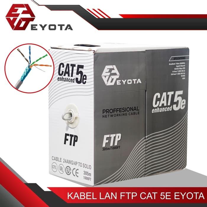Gambar Kabel Lan Outdoor FTP Cat5e Eyota 305M dari Novus BEC Kota Bandung Tokopedia