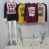 Gambar KAOS oblong wanita model KIMONO,lengan panjang,ARZ07_D dari vellnickshop Jakarta Barat 1 Tokopedia