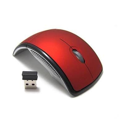 Gambar WIRELESS MOUSE ARC FOLDING USB 2.4Ghz RED dari DKD Shop78 Kota Administrasi Jakarta Selatan Tokopedia