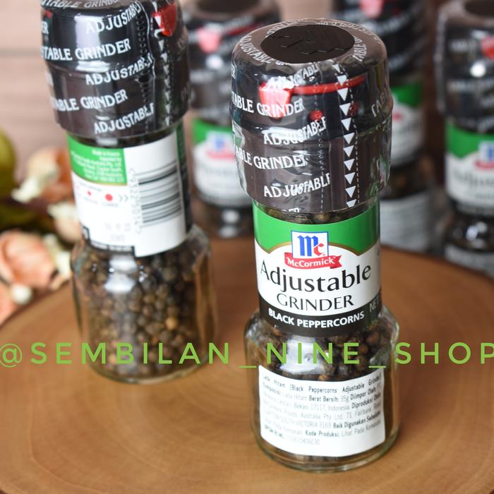 Gambar MCCORMICK Black Peppercorns GRINDER 35 Gram MC CORMICK LADA HITAM dari Sembilan Nine Shop Kota Administrasi Jakarta Timur Tokopedia