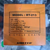 Gambar Rantai Sepeda United 7 speed 8 speed Chain dari Esa Jaya Official Kota Yogyakarta 2 Tokopedia