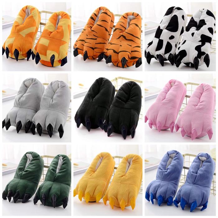Gambar SEPATU KAMAR SANDAL ONESIE DINO DINOSAURUS UNICORN SAPI HARIMAU KOSTUM dari Kostum Pesta Kota Tangerang Selatan Tokopedia