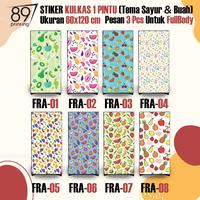 Gambar Stiker Kulkas 1 Pintu dari CV. 89 Printing Kota Denpasar 4 Tokopedia