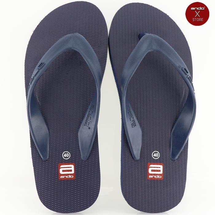 Gambar ANDO Hawaii Basic Navi - Sandal Jepit Pria 38-42 dari Ando Surabaya Kab. Pasuruan Tokopedia