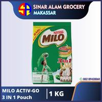 Gambar MILO ACTIV-GO 3 IN 1 Pouch 1 Kg dari Sinar Alam Grocery Kota Makassar 1 Tokopedia