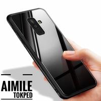 Gambar Oppo F9 Back Case Cover Glass Anti Baret Black Glass dari AIMILE Jakarta Pusat 1 Tokopedia
