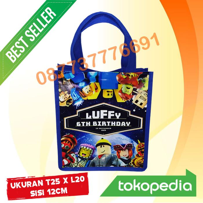 Gambar GOODIE BAG ULTAH ROBLOX/TAS ULTQH ROBLOX dari Asep godibag Kab. Kudus Tokopedia