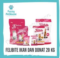 Gambar GOJEK/ GRAB INSTANT Felibite Ikan dan Felibite Donat 20kg FRESHPACK dari Fuzzy PetHouse Kota Bogor 1 Tokopedia