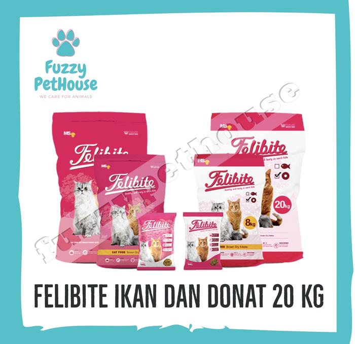 Gambar GOJEK/ GRAB INSTANT Felibite Ikan dan Felibite Donat 20kg FRESHPACK dari Fuzzy PetHouse Kota Bogor Tokopedia