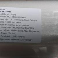 Gambar kurma palmfruit 250gr perahu /kurma palm frut/tunisia madu non tangkai dari TOKO AL HIDMAH KURMA Jakarta Pusat 3 Tokopedia