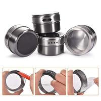 Gambar Tempat Bumbu Makanan Magnetic Spice Jar Storage Container C121 Silver dari Bosgentongs Kota Administrasi Jakarta Barat 5 Tokopedia