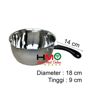 Panci Susu Panci Kuah Mie Stainless Steel 18 CM