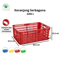 Gambar Container / Keranjang Industri Sebaguna 2204 L Green Leaf dari Yellow90 OnlineShop Kota Administrasi Jakarta Utara 3 Tokopedia