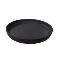 Gambar Naruna - Deep Plate Hitam Piring keramik dalam bisa untuk makanan sedikit berkuah sudah free sendok kayu dari Naruna Ceramic Kota Salatiga 3 Tokopedia