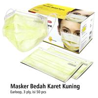 Gambar Masker Karet Kuning OneMed box 50pcs dari Onemed Banjarmasin Kota Banjarmasin 3 Tokopedia