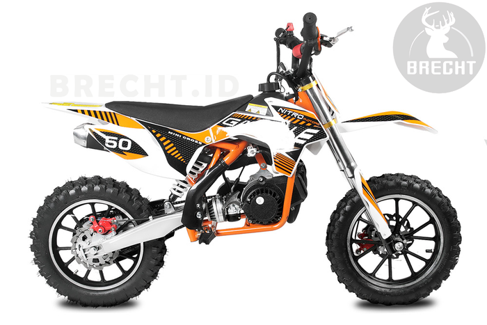 Gambar Motor Mini Trail MT4 Gazelle 50CC Mesin 2TAK dari BRECHT.ID OFFICIAL STORE Kota Tangerang Tokopedia