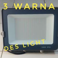 Gambar Lampu Sorot LED 100watt 3WARNA dari Des Light Kota Administrasi Jakarta Barat 1 Tokopedia