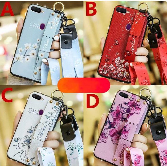 Gambar Soft Case Flower With Lanyard A5 2020 A9 A3S A5S A1K A7 F9 F11 PRO dari TokoUniiq Kota Medan Tokopedia